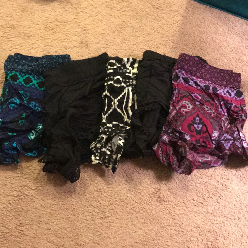 Express soft mid rise elastic waist shorts